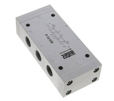 valve pilote d'air à centre fermé 5/3 G1/2'' 0-10bar/0-140psi Airtec