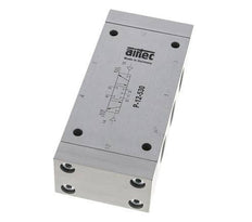 valve pilote d'air à centre fermé 5/3 G1/2'' 0-10bar/0-140psi Airtec