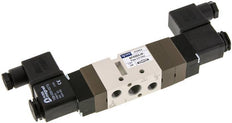 5/3 G1/4'' (G1/8'') Center Closed Solenoid Valve 24V AC 2-10bar/28-140psi YPC