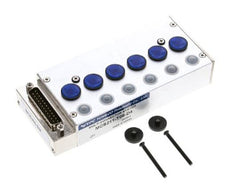 6x Multipole-Connector YPC SF2000 Valves 24VDC