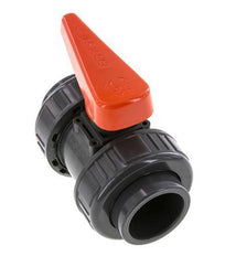 PVC 2-way Ball Valve True Union 40 mm Socket EPDM