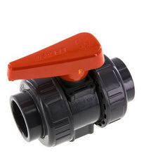 Vanntage à Billes PVC 2 Voies Raccord Double Union 40 mm Prise FKM
