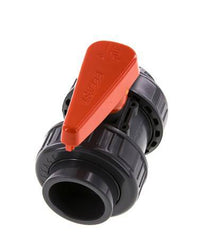 Vanntage à Billes PVC 2 Voies Raccord Double Union 40 mm Prise FKM