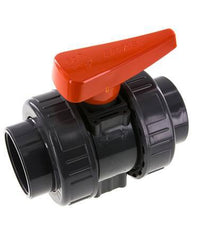 Vanne à boisseau sphérique PVC 2 voies Raccord Double Union 63 mm Prise EPDM