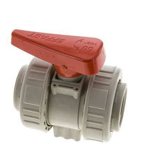PP-H 2-way Ball Valve True Union Rp 1 1/2'' EPDM