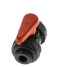 Vanne à boisseau sphérique PVC 2 voies Raccord Double Union Rp 3/8'' EPDM