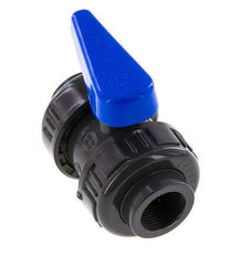 Vanne à boisseau sphérique PVC 2 voies Raccord Double Union Rp 3/4'' EPDM