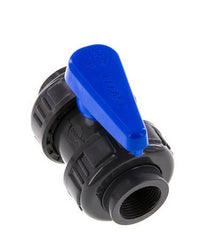 Vanne à boisseau sphérique PVC 2 voies Raccord Double Union Rp 3/4'' EPDM