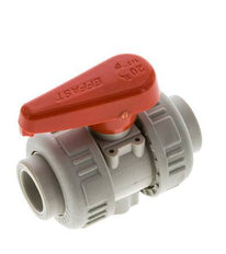 PP-H 2-way Ball Valve True Union 20 mm FKM