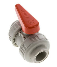 PP-H 2-way Ball Valve True Union 25 mm FKM