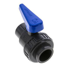 Vanne à boisseau sphérique PVC 2 voies Union Simple 32 mm Douille EPDM