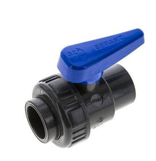 Vanne à boisseau sphérique PVC 2 voies Union Simple 32 mm Douille EPDM