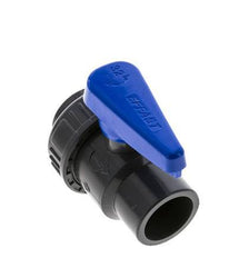 Vanne à boisseau sphérique PVC 2 voies Union Simple 32 mm Douille EPDM