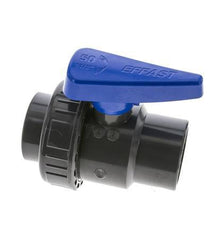Vanne à boisseau sphérique PVC 2 voies Union simple 50 mm Douille EPDM