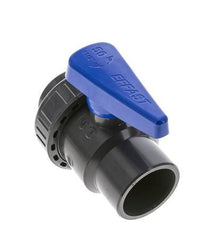 Vanne à boisseau sphérique PVC 2 voies Union simple 50 mm Douille EPDM
