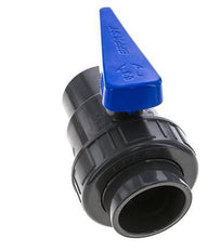 Vanne à boisseau sphérique PVC 2 voies Union Simple 63 mm Douille EPDM