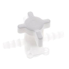 Vanne à bille à 3 voies en PVDF Embouts de tuyau 1/4'' (6 mm)