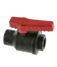 PP 2-way Ball Valve G 1/2'' PTFE/FKM