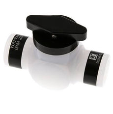 PFA 2-way Ball Valve G 1/2'' FKM Vacuum