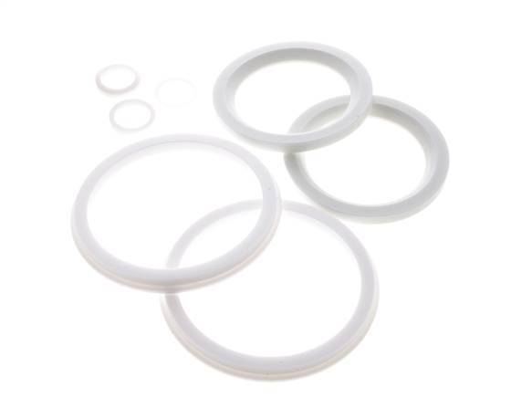 Kit de Réparation pour Vanne à Bille à Brides DN25 à 3 Voies en Acier Inoxydable