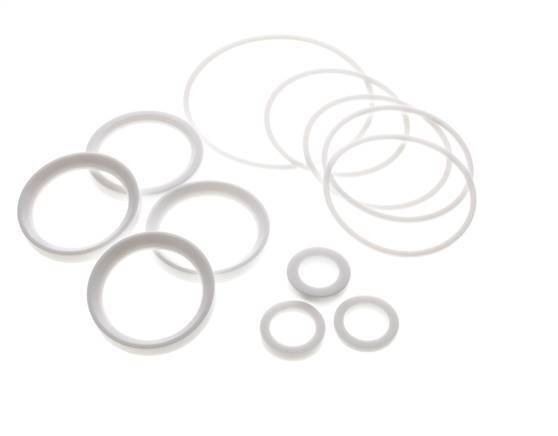 Kit de Réparation pour Vanne à Bille à Brides DN65 à 3 Voies en Acier Inoxydable