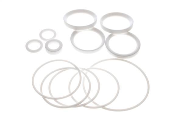 Kit de Réparation pour Vanne à Bille à Brides DN65 à 3 Voies en Acier Inoxydable