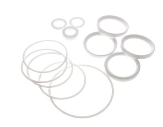 Kit de Réparation pour Vanne à Bille à Brides DN65 à 3 Voies en Acier Inoxydable