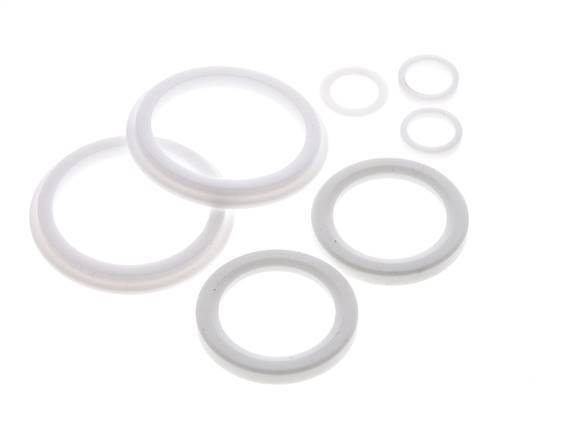 Kit de Réparation pour Vanne à Bille à Brides DN65 à 3 Voies en Acier Inoxydable