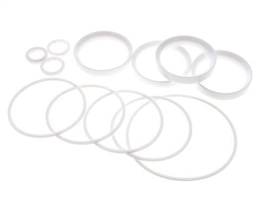 Kit de Réparation pour Vanne à Bille à Brides DN80 à 3 Voies en Acier Inoxydable