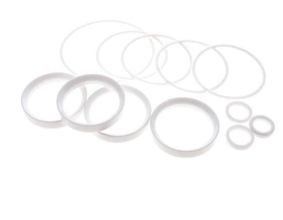 Kit de Réparation pour Vanne à Bille à Brides DN80 à 3 Voies en Acier Inoxydable