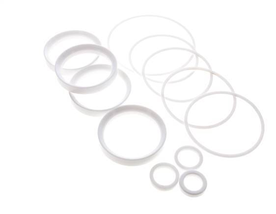 Kit de Réparation pour Vanne à Bille à Brides DN80 à 3 Voies en Acier Inoxydable