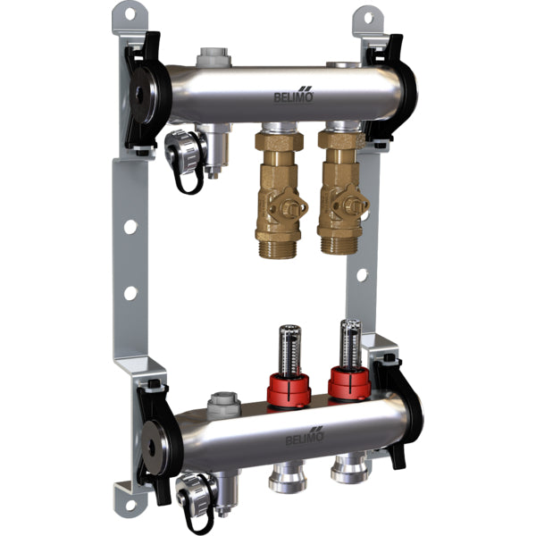 Manifold Belimo 2 X Vannes De Zone 24VAC/DC 75s 2-10V 1Nm IP40 Borne EM-ECQ-02F/CQ24A-SR-T