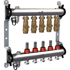 Manifold Belimo 5 X Vannes De Zone 24VAC/DC 75s 0-10V 1Nm IP40 Borne EM-ECQ-05F/CQ24A-SZ-T