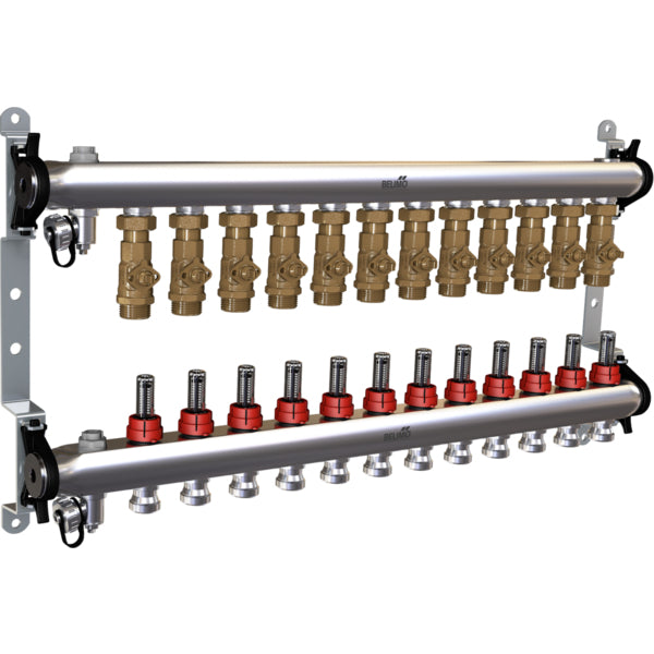 Manifold Belimo 12 X Vanne De Zone 100-240VAC 75s 2/3-Point 1Nm IP40 EM-ECQ-12F/CQ230A