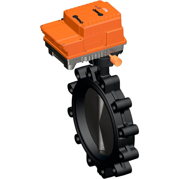 Belimo Vanne Papillon DN250/PN16 Lug 24VAC/DC Modulant Sûr En Cas De Défaillance GGG40 EPDM IP67 ISO 5211 BACnet 35s 160Nm D6250WL/PRKCA-BAC-S2-T-250