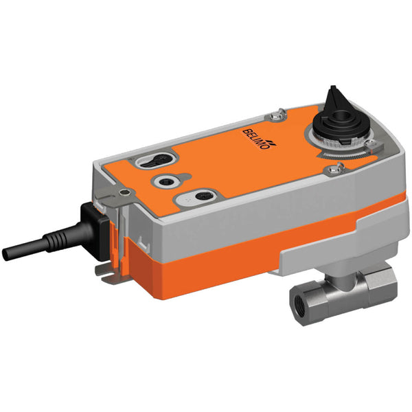 Belimo Vanne Caractérisée Rp1/2 Kvs0.25 24VAC/DC Sûr en Cas de Défaillance NO 90s BACnet/Modbus/MP-Bus 20Nm IP54 R2015-P25-S1/SRF24A-MOD-O