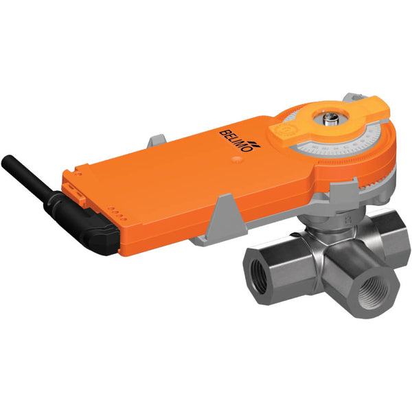 Belimo Vanne De Régulation 3 Voies Rp1/2 Kvs0.63 24VAC/DC 75s 2-10V 2Nm IP54 R3015-P63-S1/KR24-SR