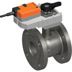 Robinet à boisseau sphérique électrique caractérisé Bride DN 100 Fonte EPDM 160m3/h 16bar/232psi 100-240 V AC