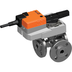 Belimo Vanne De Régulation 3 Voies DN25 Bride Kvs10 24VAC/DC 90s BACnet/Modbus 5Nm IP40 R7025R10-B2/VLR24A-LP1