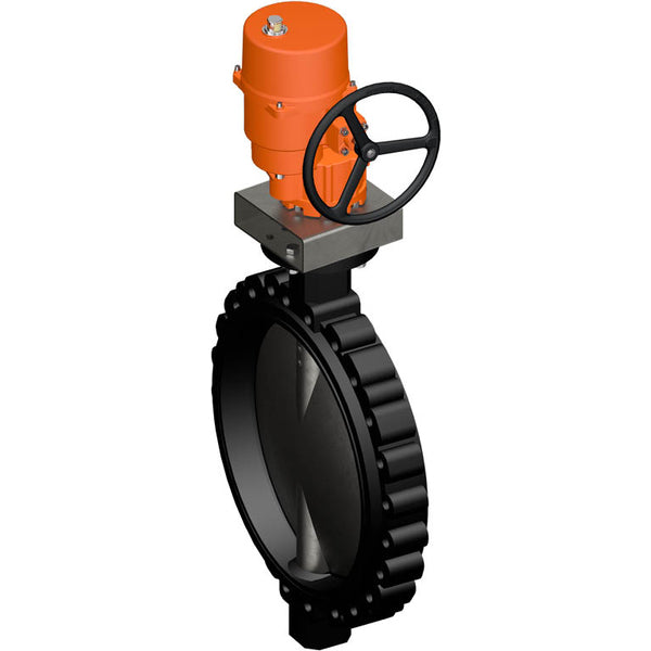 Belimo Vanne Papillon DN600/PN16 Lug 120-240VAC/DC 2&3-Point GGG40 EPDM IP67 ISO 5211 Bornes 73s 2500Nm D6600NL/SY10-230A-3-T