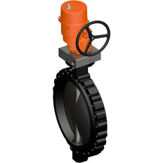 Vanne Papillon Belimo DN600/PN16 Lug 120-240VAC/DC 2&3-Point GGG40 EPDM IP67 ISO 5211 Bornes 74s 3500Nm D6600NL/SY12-230A-3-T