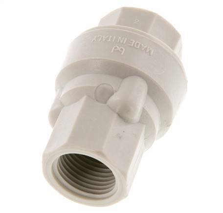 G 1/2'' Clapet Anti Retour En Polypropylène 0.01-6 Bar (0.145-87 Psi)