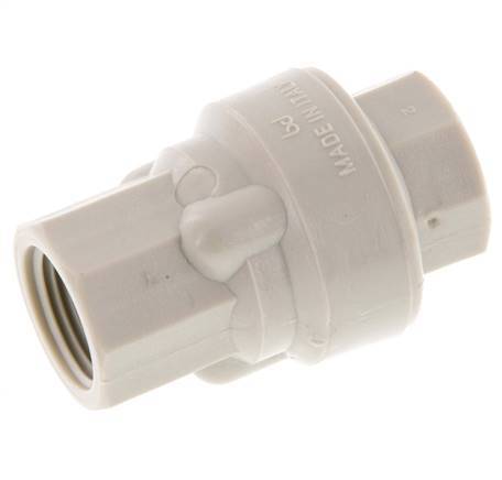 G 1/2'' Clapet Anti Retour En Polypropylène 0.01-6 Bar (0.145-87 Psi)