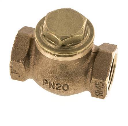 G 3/4'' Laiton Rouge Clapet Anti-Retour À Piston 20 Bar (290 Psi) Haute Résistance