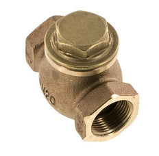 G 3/4'' Red Brass Lift Check Valve 20 bar (290 psi) Heavy Duty