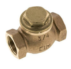 G 3/4'' Red Brass Lift Check Valve 20 bar (290 psi) Heavy Duty
