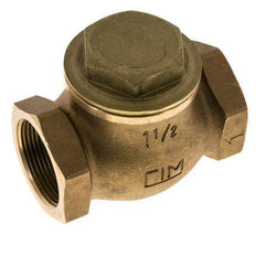 G 1-1/2'' Laiton Rouge Clapet Anti-Retour À Piston 20 Bar (290 Psi) Haute Résistance