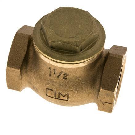G 1-1/2'' Laiton Rouge Clapet Anti-Retour À Piston 20 Bar (290 Psi) Haute Résistance