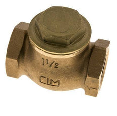 G 1-1/2'' Laiton Rouge Clapet Anti-Retour À Piston 20 Bar (290 Psi) Haute Résistance