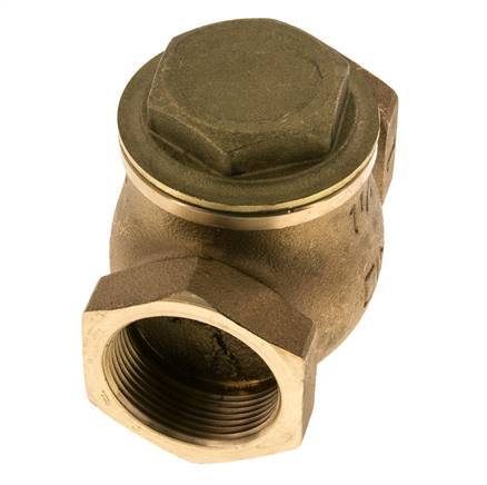 G 1-1/2'' Laiton Rouge Clapet Anti-Retour À Piston 20 Bar (290 Psi) Haute Résistance